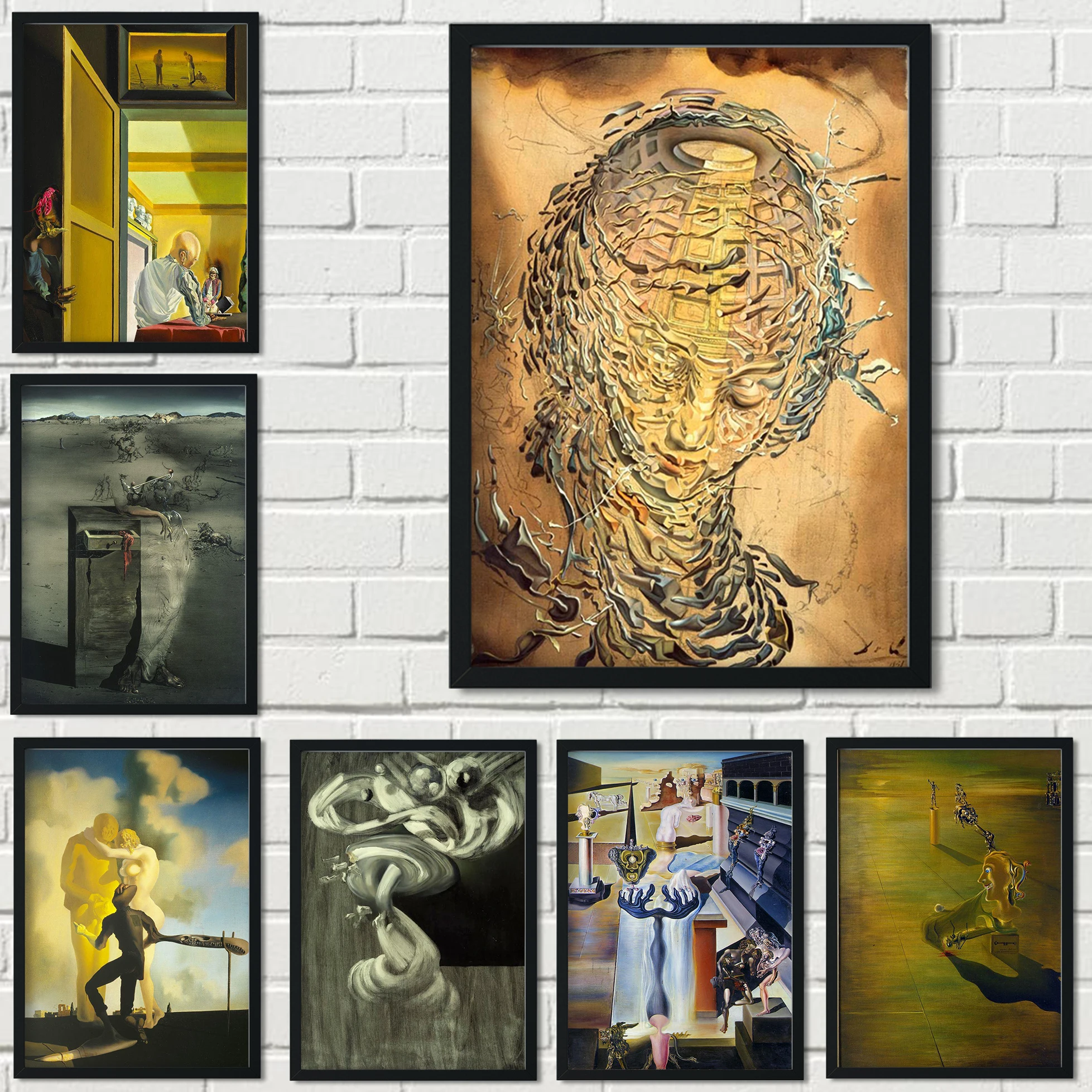 Character Salvador Domingo Felipe Jacinto Dali i Domenech Poster dali Decoration Wall Art Painting Home Decor Canvas Poster