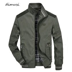 Autumn Winter Men's Bomber Jacket Mens Outdoor Windbreaker Baseball Coats Fashion Stand Collar Business Jacket Mens Clothing