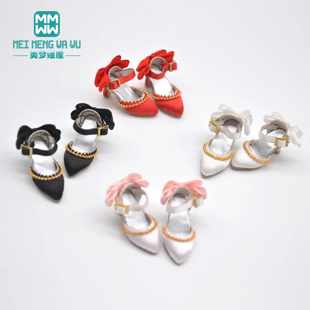 Blyth accessories doll shoes fashion Bow high heels for 28-30cm Azone OB23 OB24 doll