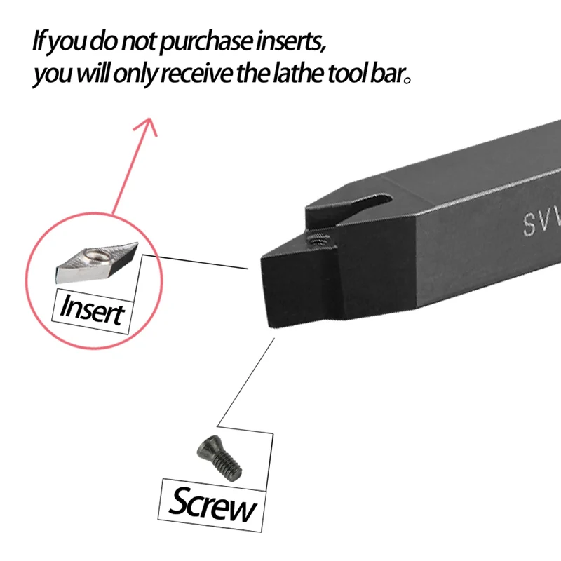 SVVCN1616H11 SVVCN2020K11 External Turning Tool Holder VCGT Carbide Inserts SVVCN Lathe Cutting Machine Tools Set