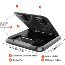 Carbon Fiber Dashboard Phone Holder for 3-7 inch Phones #3
