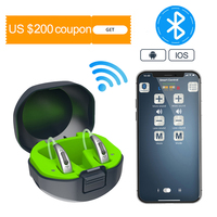 30 Channel Rechargeable Hearing Aids Intelligent Audifonos Mini Ear for Elderly Sound Amplifier for Deafness with Charging Case