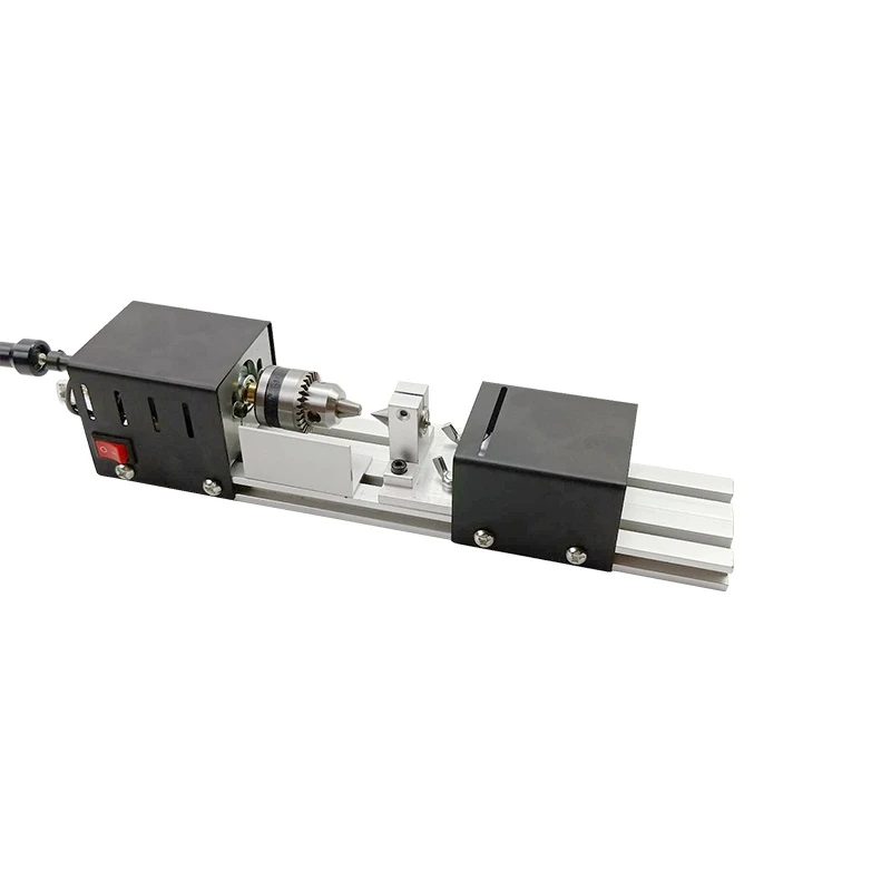 Torno em miniatura torneamento moagem de corte redondo carpintaria pequeno torno diy mini ferramentas suporte do grânulo