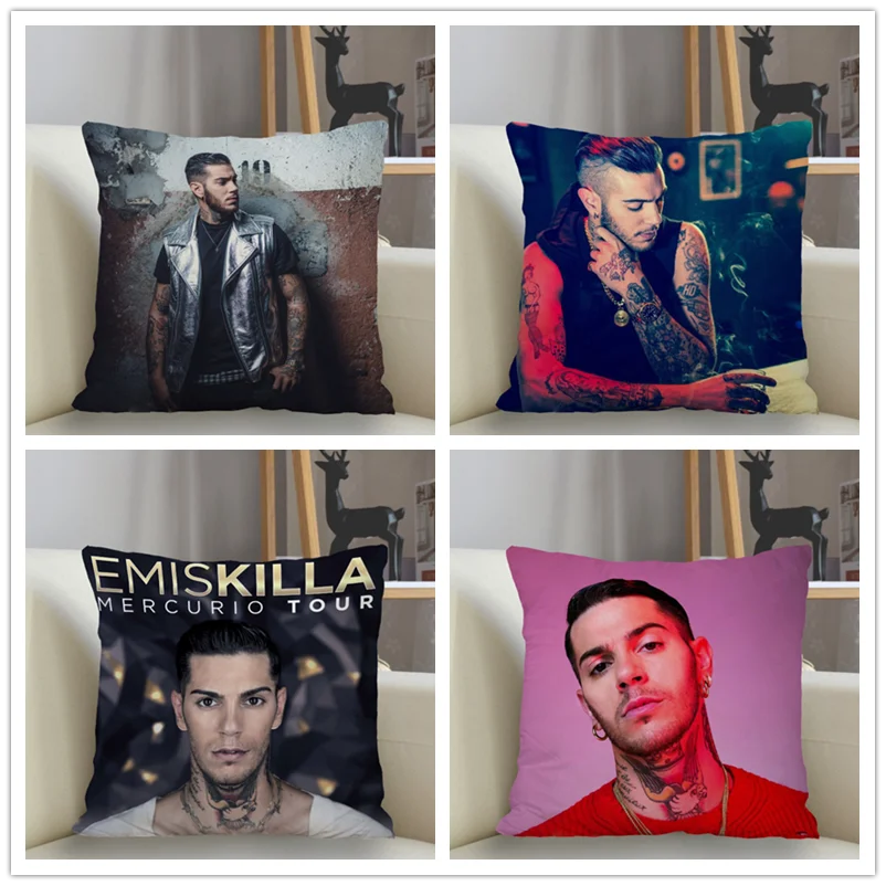 Musife Emis Killa Pillowcase Custom Square Pillow Cover Case Zipper Pillowcase 35X35,40x40,45x45cm Drop Shipping