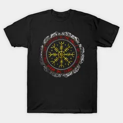 Sons of Odin, Hall of Valhalla. Unique Vikings Rune Compass T-Shirt. Summer Cotton O-Neck Short Sleeve Mens T Shirt New S-3XL