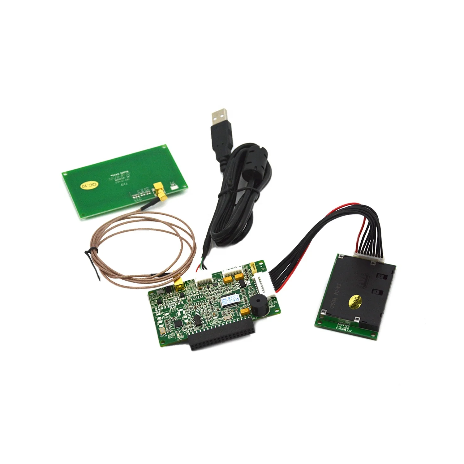 USB / RS232 13.56 mhz NFC RFID Reader Module with SAM Sockets HCC-T10-DC1