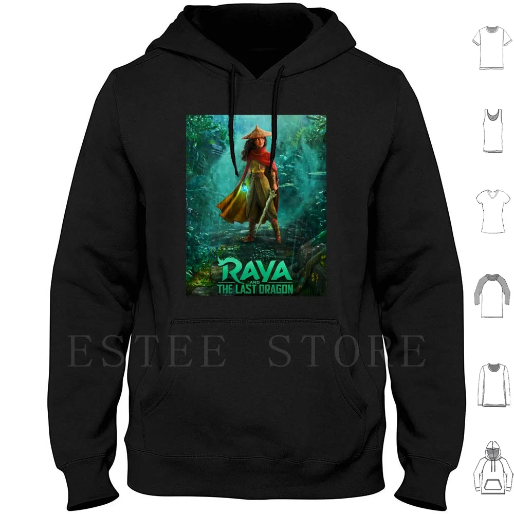 Raya And The Last Dragon Hoodies Erl35 Raya Last Dragon Raya And The Last Dragon March 2021 Popular Green Sword