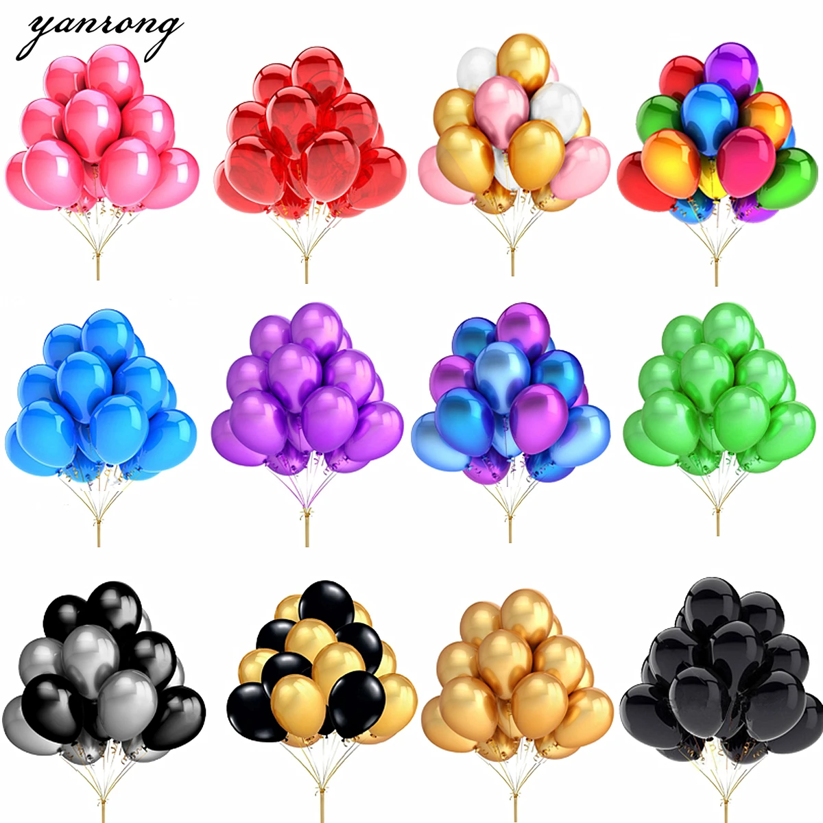 10/20/30pcs 10/12 inch Glossy Pearl Latex Balloons Wedding Birthday Party Decoration Inflatable Colorful Ballon Kids Toys Globos