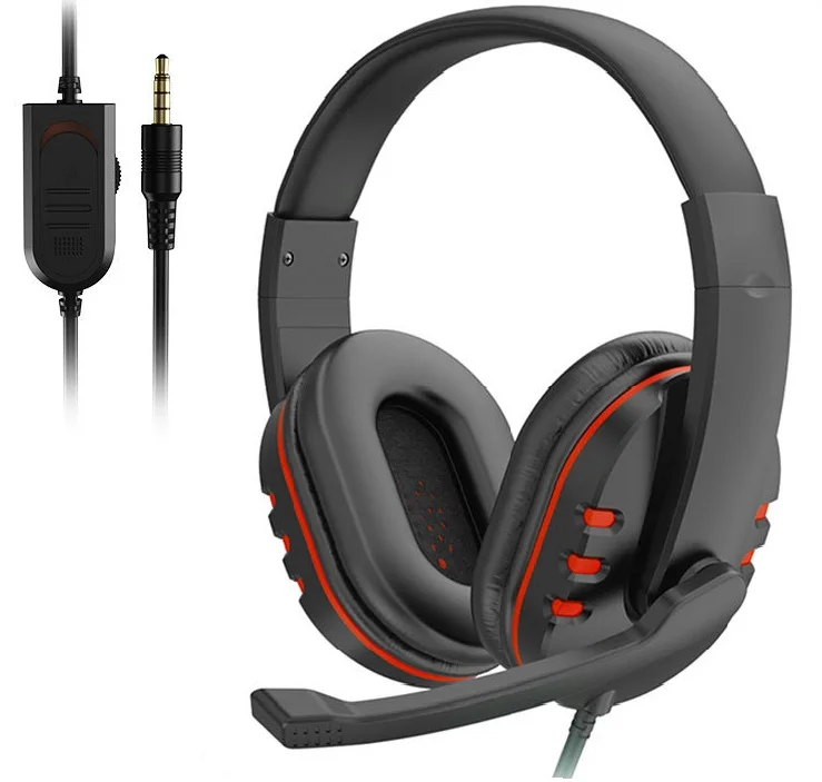 Kopfhörer 3,5 mm kabelgebundenes Gaming-Headset, Kopfhörer, Musik für PS4, Playstation 4, Spiel-PC, Chat-Computer mit Mikrofon 3