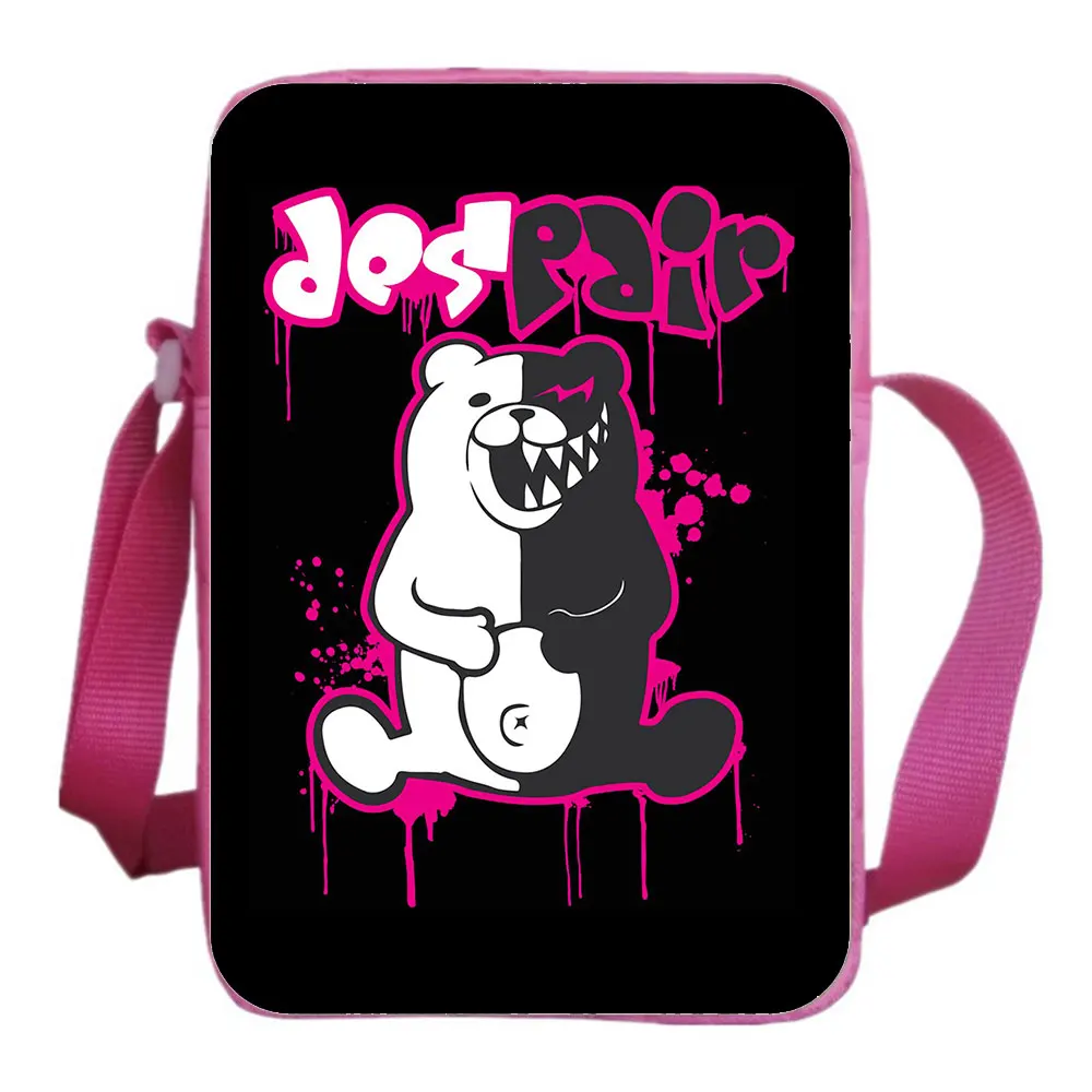 Danganronpa Mini School Bag Backpack Casual Crossbody Bag Boy Girl Shoulder Bag Diagonal Small Backpack Light Phone Bag