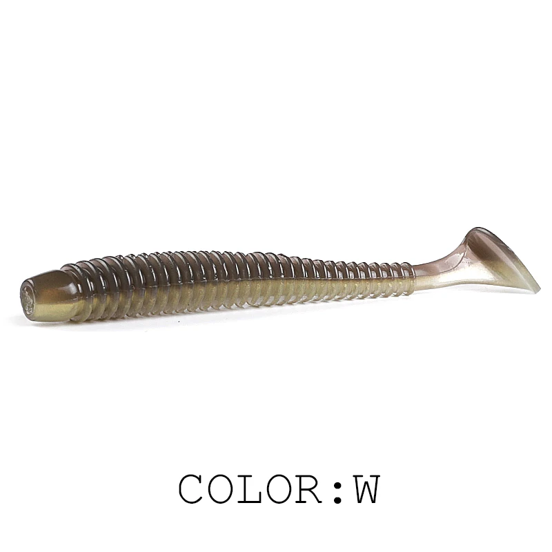 Supercontinent Swing Impact Ring Shad Angelköder 6 Stück/10 Stück/20 Stück Künstliche Pesca Leurre Souple Angelköder