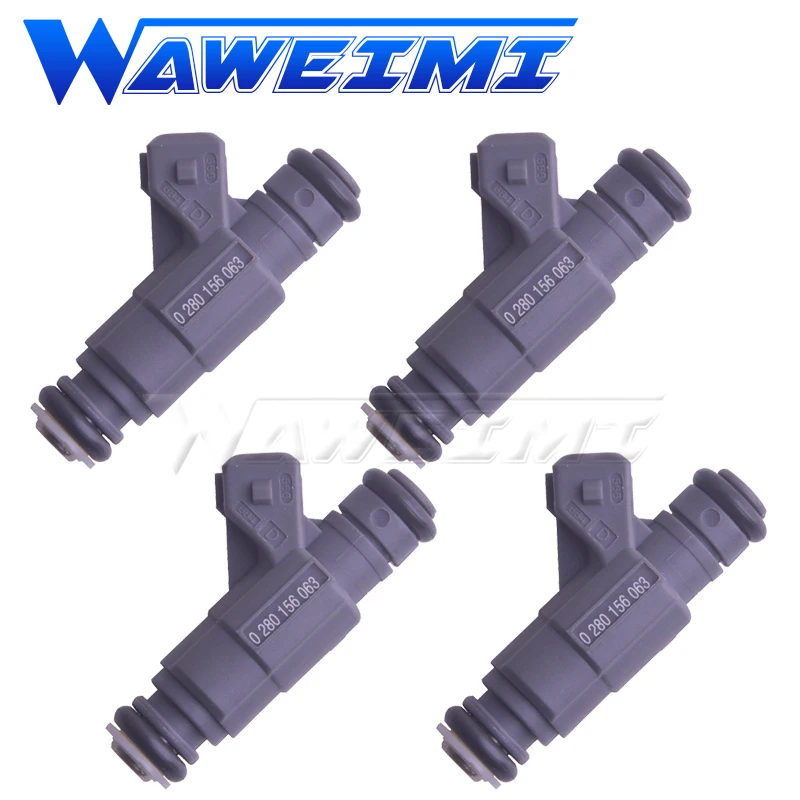 WAWEIMI 4× New Fuel Injector 0280156063 06A906031BC FJ896 for Au-di TT Quattro 2003 2004 2005 2006 1.8L 3.2L Quality control