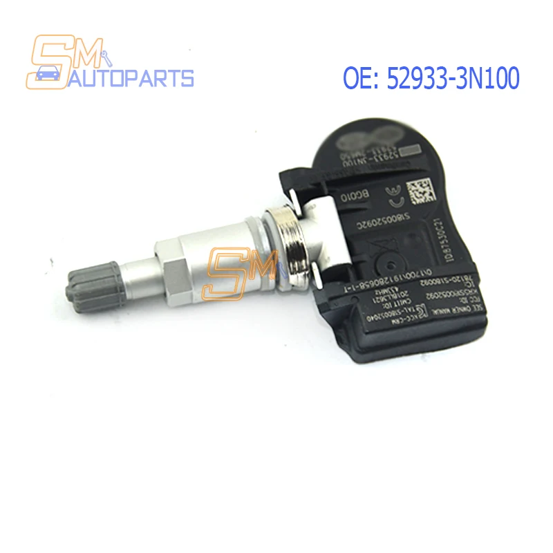 1PCS 52933-3N100 TPMS Tire Pressure Sensor For Hyundai Accent Kia Sorento 52933-2M650 52933 3N100 529333N100 433 MHz