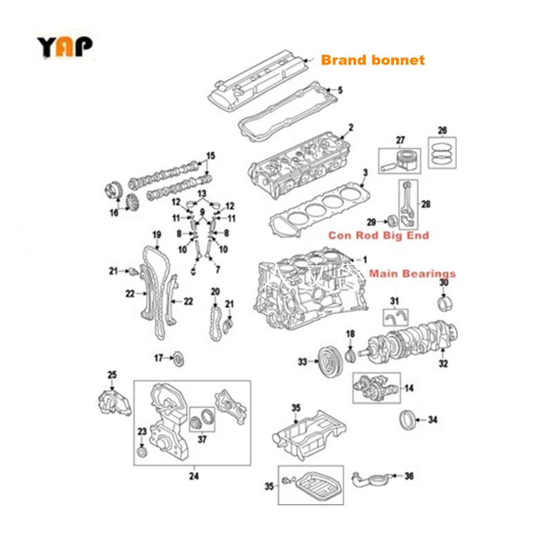 NEW Intake Exhaust Valves Kit (16pcs) FOR HYUNDAI G4KA 2.0L 2.4L 22211-25002 22212-25002 2005-2016