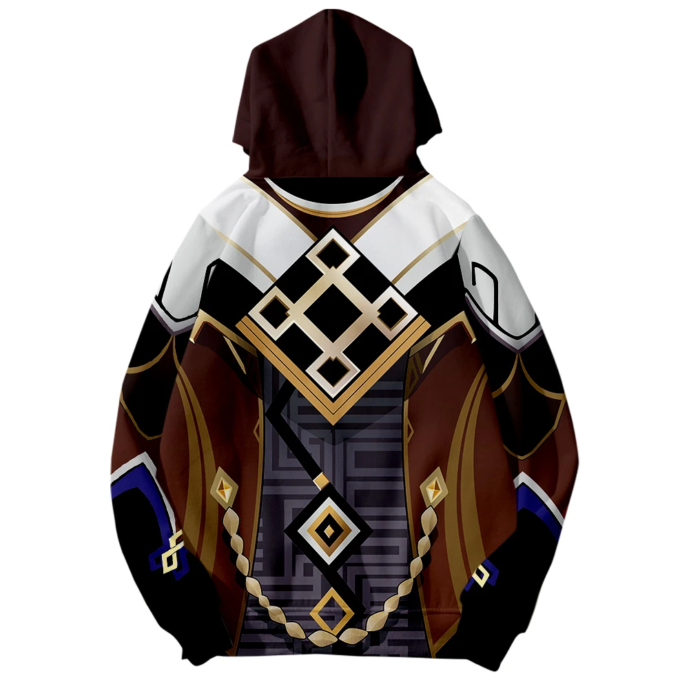 2021 New Genshin Impact Morax 3D print spring/autumn Holiday passionate style Men/Womens Youthful Dress up Style kids hoodies