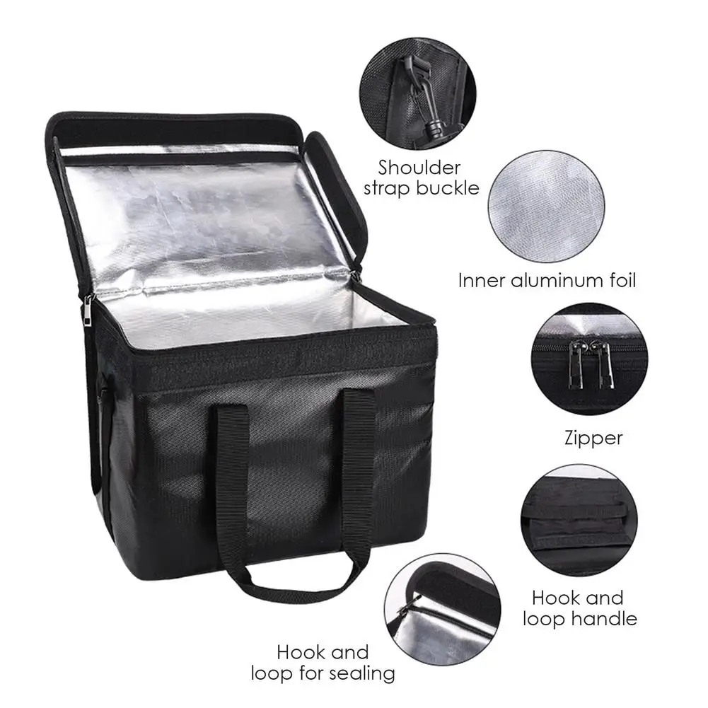 ทนไฟกระเป๋า Battery Safe กระเป๋าเก็บขนาดใหญ่ความจุแบตเตอรี่ Carry Tote เก็บกระเป๋าเก็บแบตเตอรี่มีค่าชุดกระเป๋าถือ