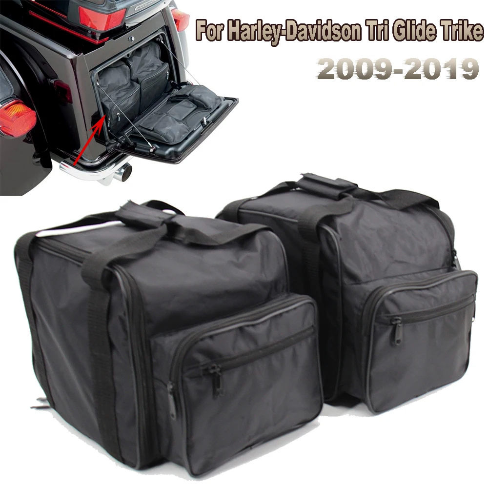 

For Harley-Davidson Tri Glide Trike 2009 - 2019 Street Glide Trike - FLHXXX Motorcycle Saddlebags Trunk Liner Bag Luggage Bags