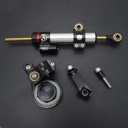 For Kawasaki Ninja ZX6R ZX-6R ZX636 2005 2006 CNC Motorcycles Stabilizer Steering Damper Complete Steering Mount Kit Bracket
