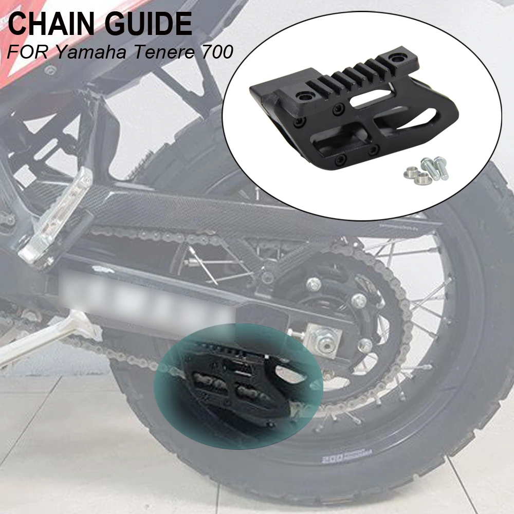 Neue Motorrad Für Yamaha Tenere 700 TENERE 700 XTZ XT700Z T7 2019-2021 Kette Guide Pulley Schutz Platte stabilisator