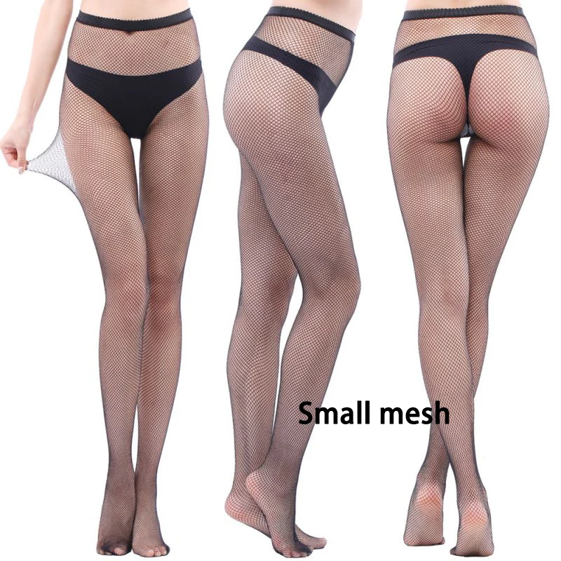 Mesh Stockings Fishnets Tights White Black Gothic Clothes Sexy Underwear Women\'s Erotic Sexy Lingerie Pantyhose Long With cutout