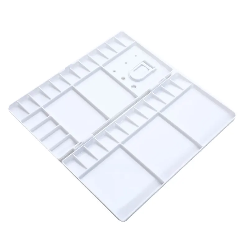 للطي المائية لوحة رسم بالألوان المائية صينية صندوق Atercolor تجديد غطاء الصباغ صندوق أدوات الرسم على الحائط اللوازم الفنية