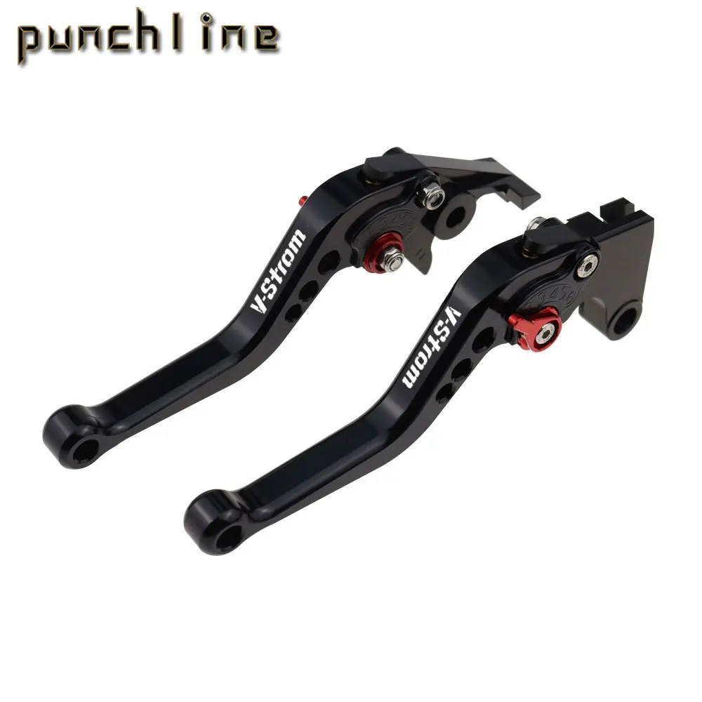 

Fit For DL 650 DL650 V-STROM 2011-2022 Motorcycle CNC Accessories Short Brake Clutch Levers Adjustable Handle Set