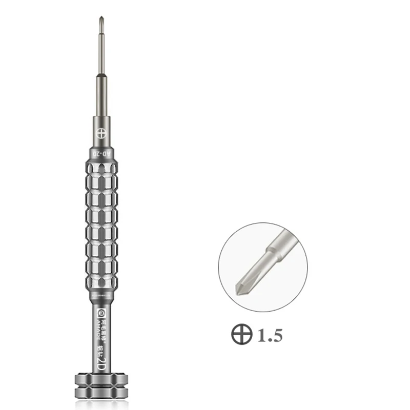 2D Precision ไขควงอลูมิเนียมแม่เหล็กสกรู Driver สำหรับ iPhone Android โทรศัพท์มือถือเปิดซ่อมเครื่องมือ