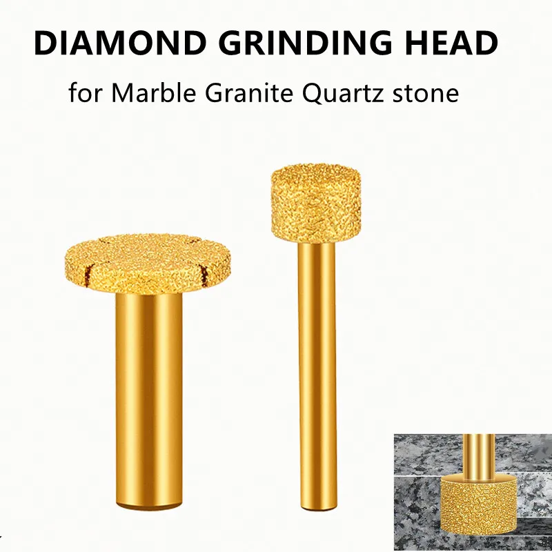 Engraving cutter diamond Brazed milling Clearing Slotting tool engraver for Granite Marble Stone Grinding Profile Router Bits