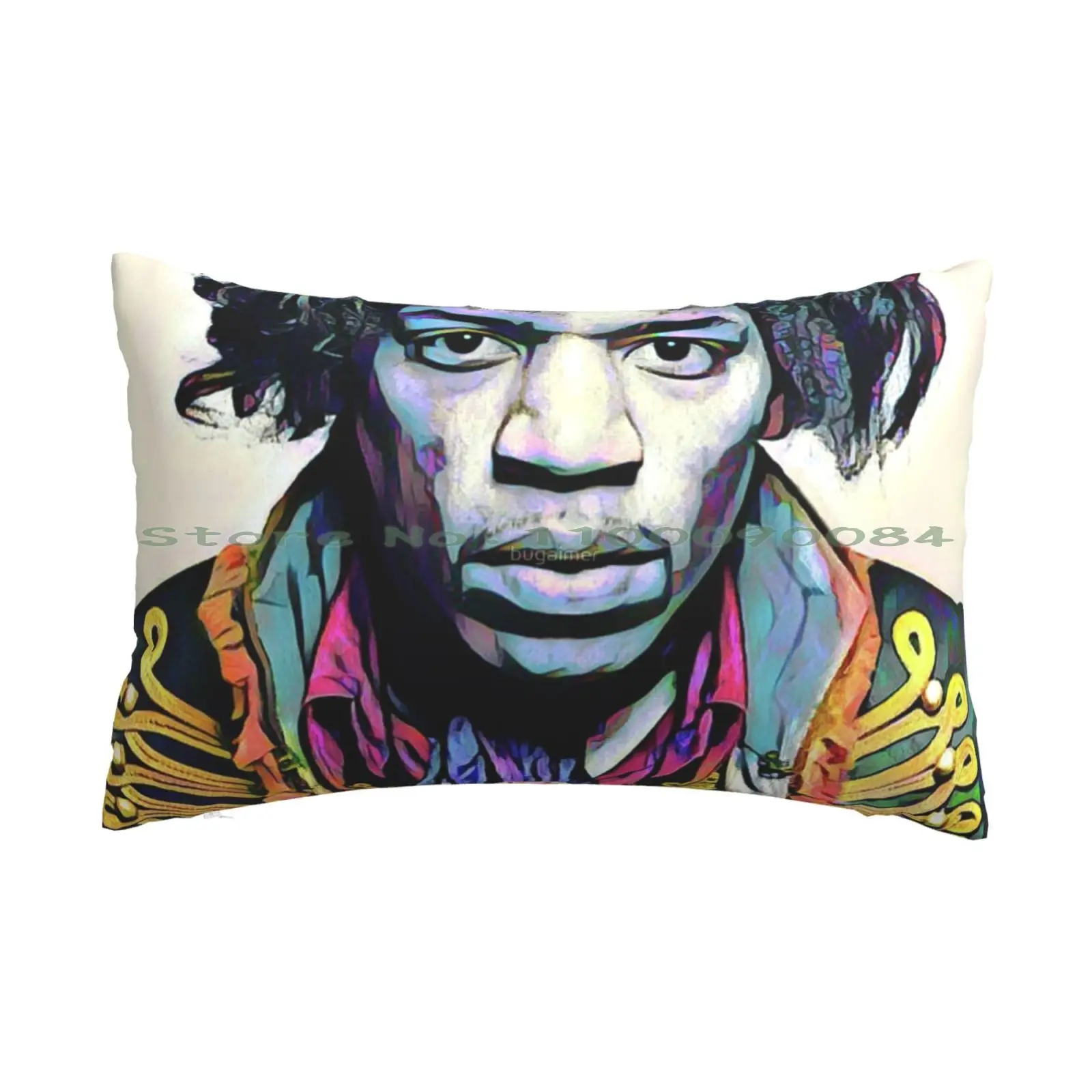 Jimi Pillow Case 20x30 50*75 Sofa Bedroom Motorcycle Sports Bike Enthusiast Helmet Motorbike Racing Racer Race Lover Rider