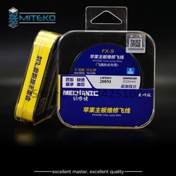 MITEKO-Pure Copper Jumper Wire for Phone Motherboard, Fingerprint Repair Link Wire, Mechanic 0.01mm, 0.02mm