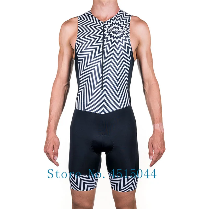 CANNIBAL-Sleeveless Cycling Suit for Men, Triathlon Skinsuit, Maillot, Outdoor Bicycle Bike Jersey Outfit, Summer Clothing