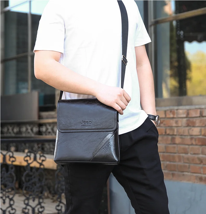 Men's Leather Messenger Bag Tote Bags Set Cross Body Shoulder Business Bags