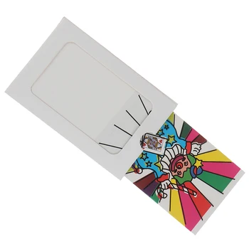 Mini değişen palyaço renkli kart sihirli hileler oyuncaklar çocuklar için yakın çekim sahne sihirli sahne yapmak kolay klasik oyuncaklar çocuklar