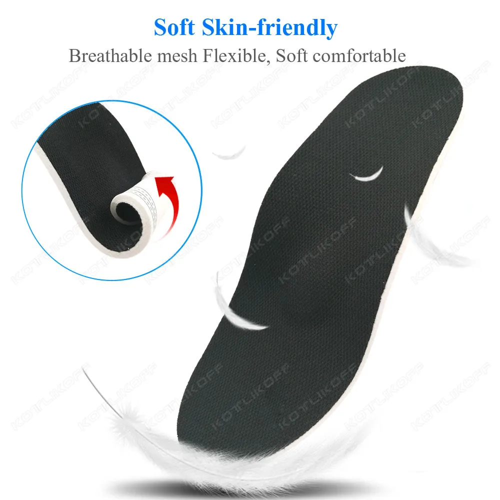 Premium Orthotic High Arch Support Insoles Gel Pad 3D Arch Support Flat Feet For Women Men Orthopedic Work Shoes Sole Foot Pain