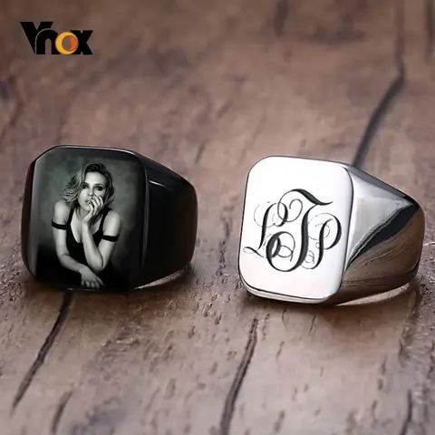 Men's Custom Signet Ring VNOX