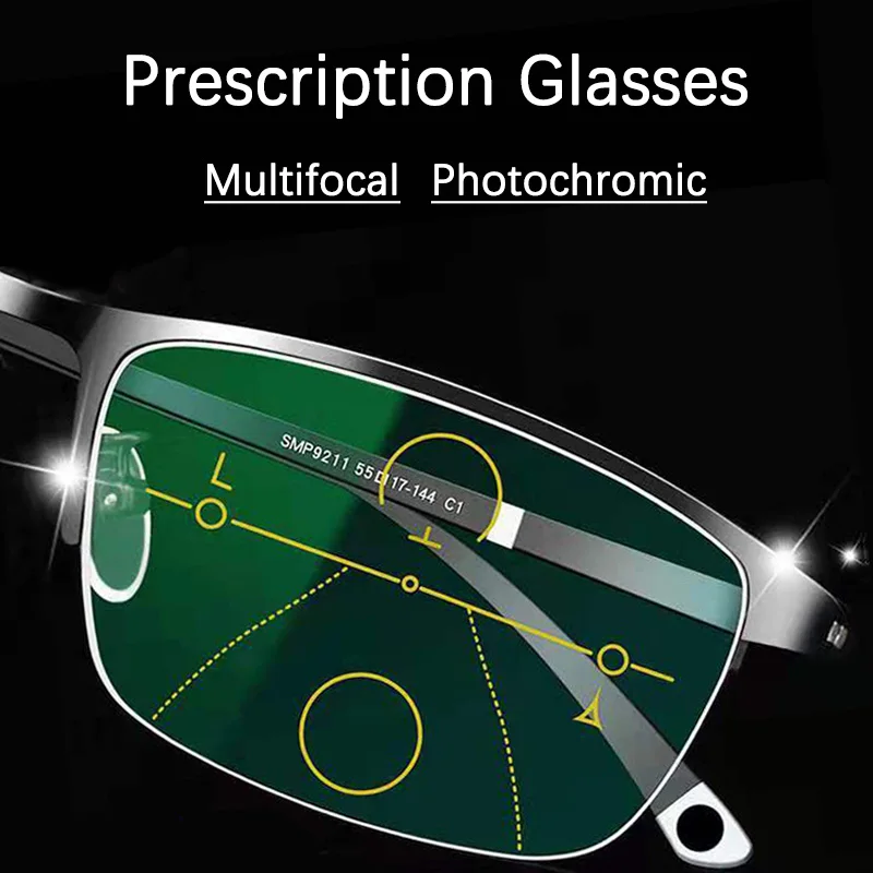 Custom Prescription Glasses Men Progressive Multifocal Reading Glasses astigmatism TR90 customized Eyeglasses