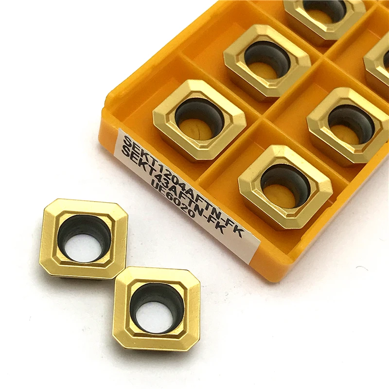 SEKT1204 VP15TF UE6020 كربيد إدراج طحن إدراج تحول أداة SEKT 1204 مخرطة معدنية أدوات أداة قطع CNC أدوات قابلة للفهرسة