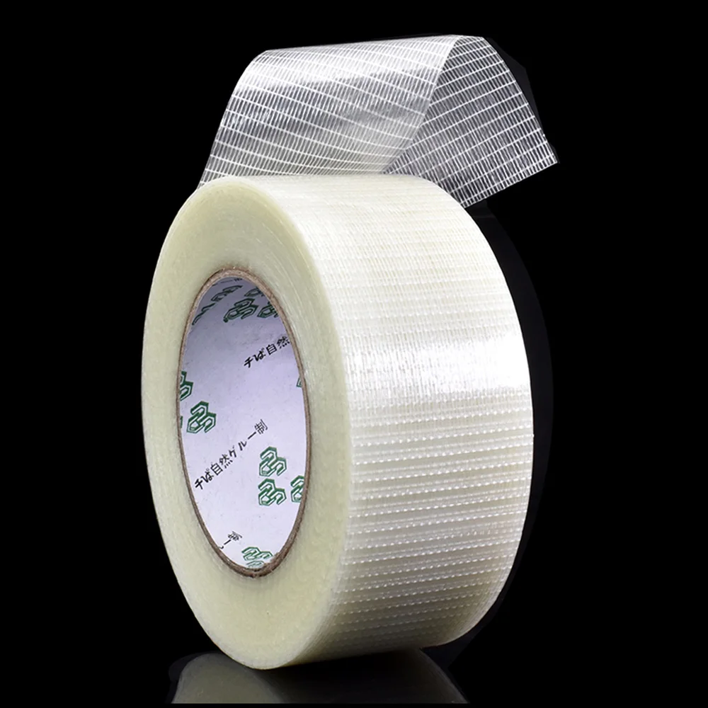 YX 25M Grid Fiber Tape DIY Model Super Strong Mesh Adhesive Tape Single Sided Tape For Mold Home Appliance Bundled Fixed