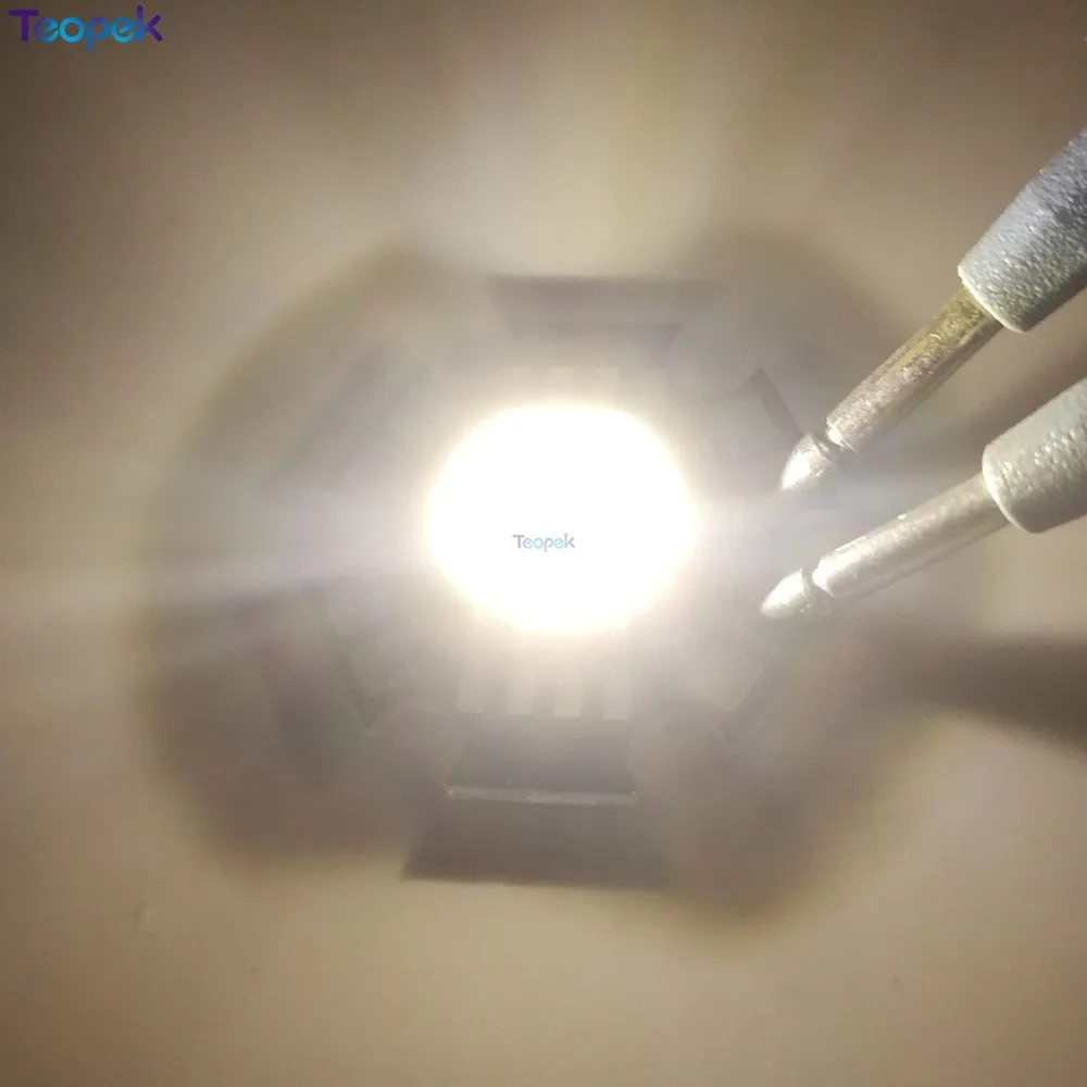 10PCS 4W RGBW RGBWWHigh Power Led Bead Lamp Light  RGB+Cool/Warm White With 20mm Star Base For LED Stage light