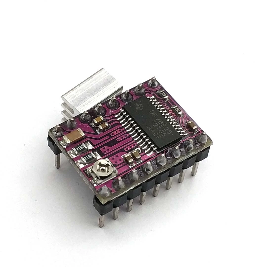 StepStick DRV8825 للطابعة ثلاثية الأبعاد ، محرك متدرج ، مع حامل بالوعة الحرارة ، Reprap ، 4 طبقات PCB RAMPS ، يستبدل برنامج تشغيل A4988