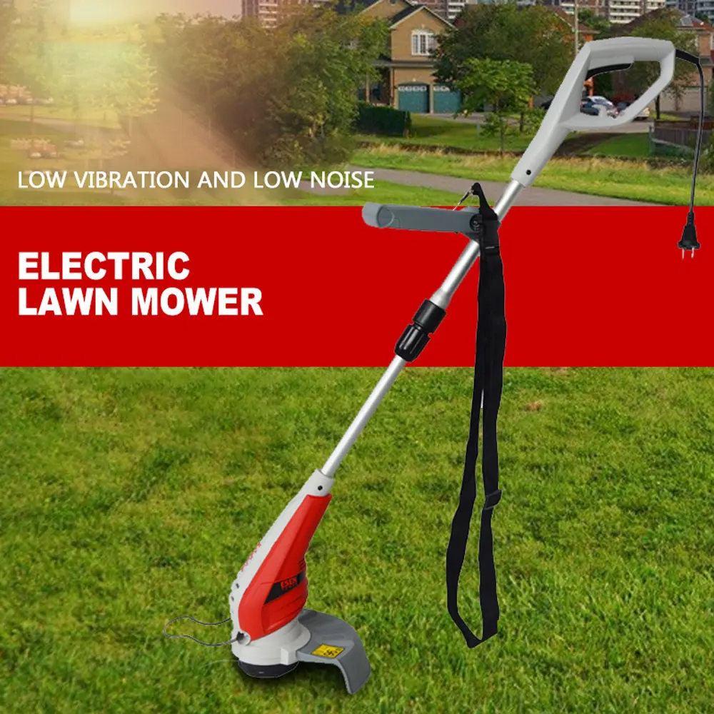 Electric Lawn Mower 220V Grass Trimmer Auto Release String Cutter Pruning Garden Tools Garden Weed Brush Lawn Mower