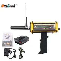 Maxgeek GR-200 Long Range Metal Gold Detector Underground 100m 3D LED Display 2 Antennas Plastic Case