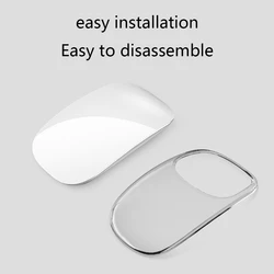 Transparente de silicona suave caso Compatible con ratón Magic Mouse 1 / 2 portátil Protector Anti-Protector de arañazos de la cubierta de la piel