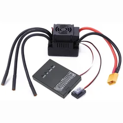 RC 80A/120A 2-4S Brushless ESC 5.8V/3A BEC LED Programe Card For 1:8 Truck Car Buggy Wltoys Accessories Parts Toy