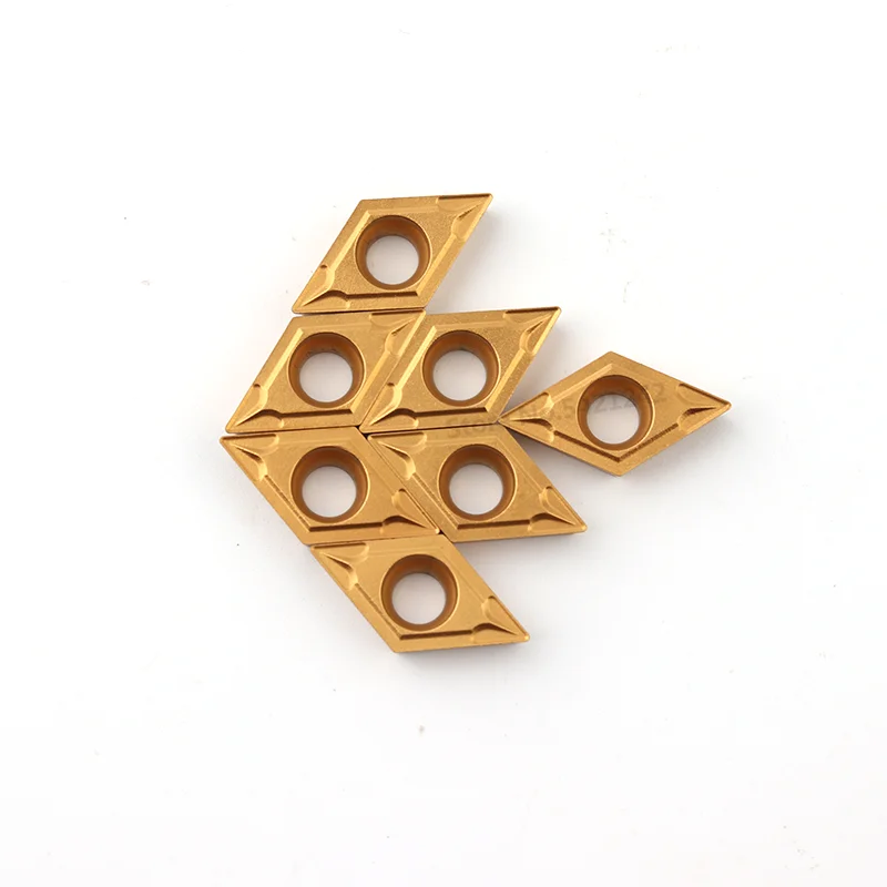 10PCS DCMT11T304 DCMT11T308 VP15TF UE6020 US735 100% Original คาร์ไบด์ภายในเครื่องมือกลึง CNC เครื่องกลึงโลหะเครื่องกลึงโลหะเครื่องมือ