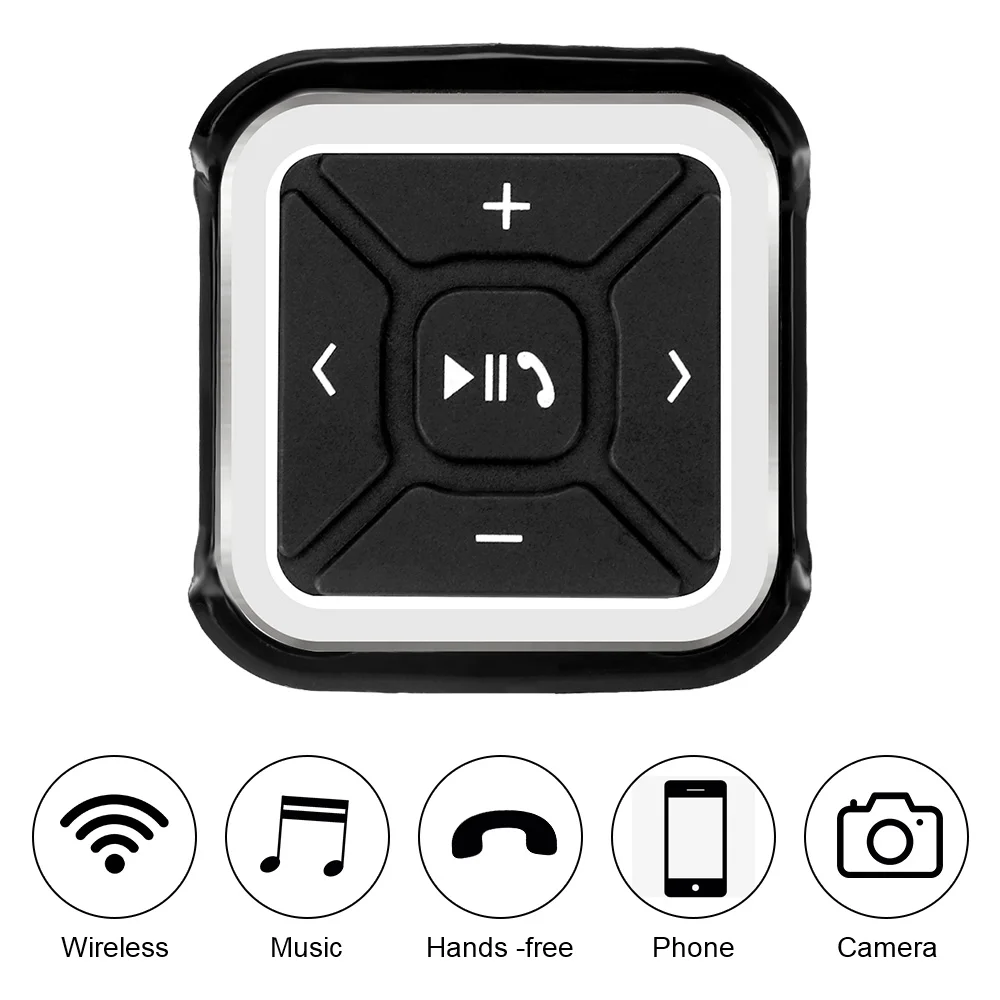 

For Media MP3 Music Player for Android IOS Wireless Bluetooth Steering Wheel Remote Control