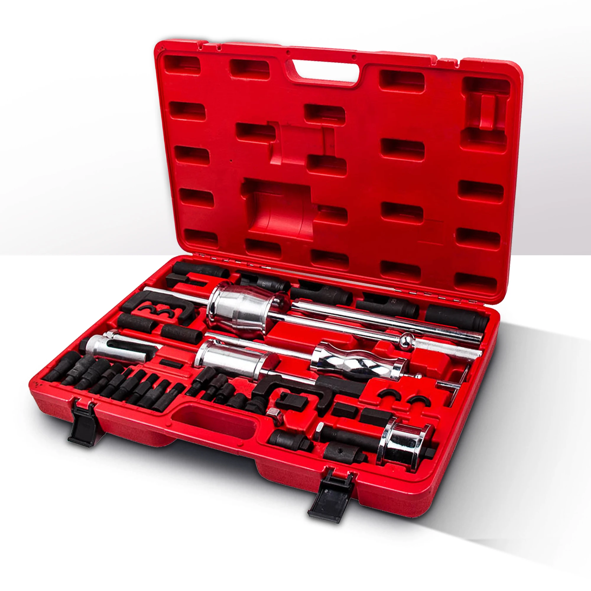 Auto Truck Diesel Injector Extractor Slide Hammer Puller Full Tool Sets