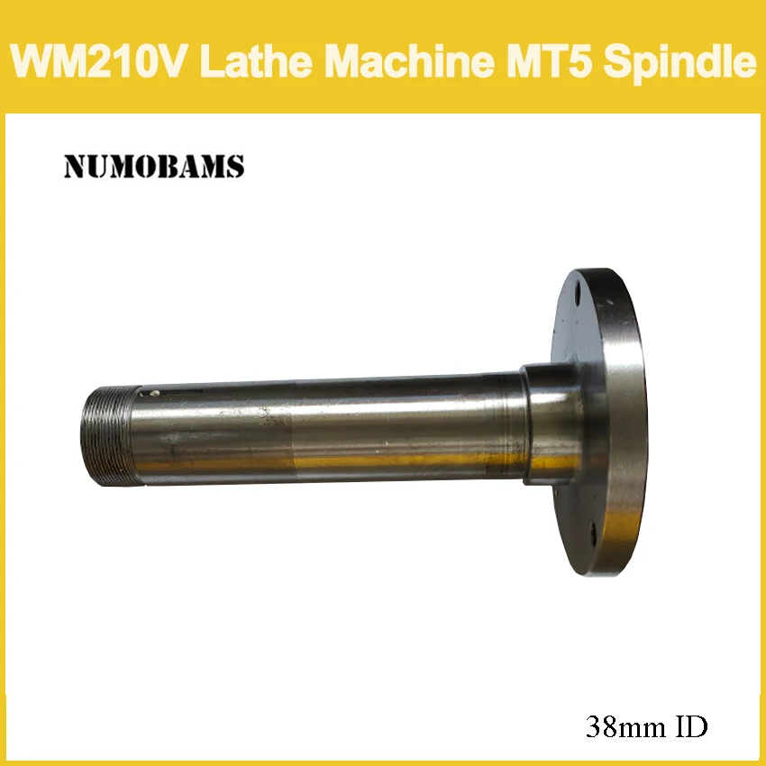 NUMOBAMS WM210 Lathe Machine 21mm 32mm 38mm Through Hole MT5 MT3 Spindle