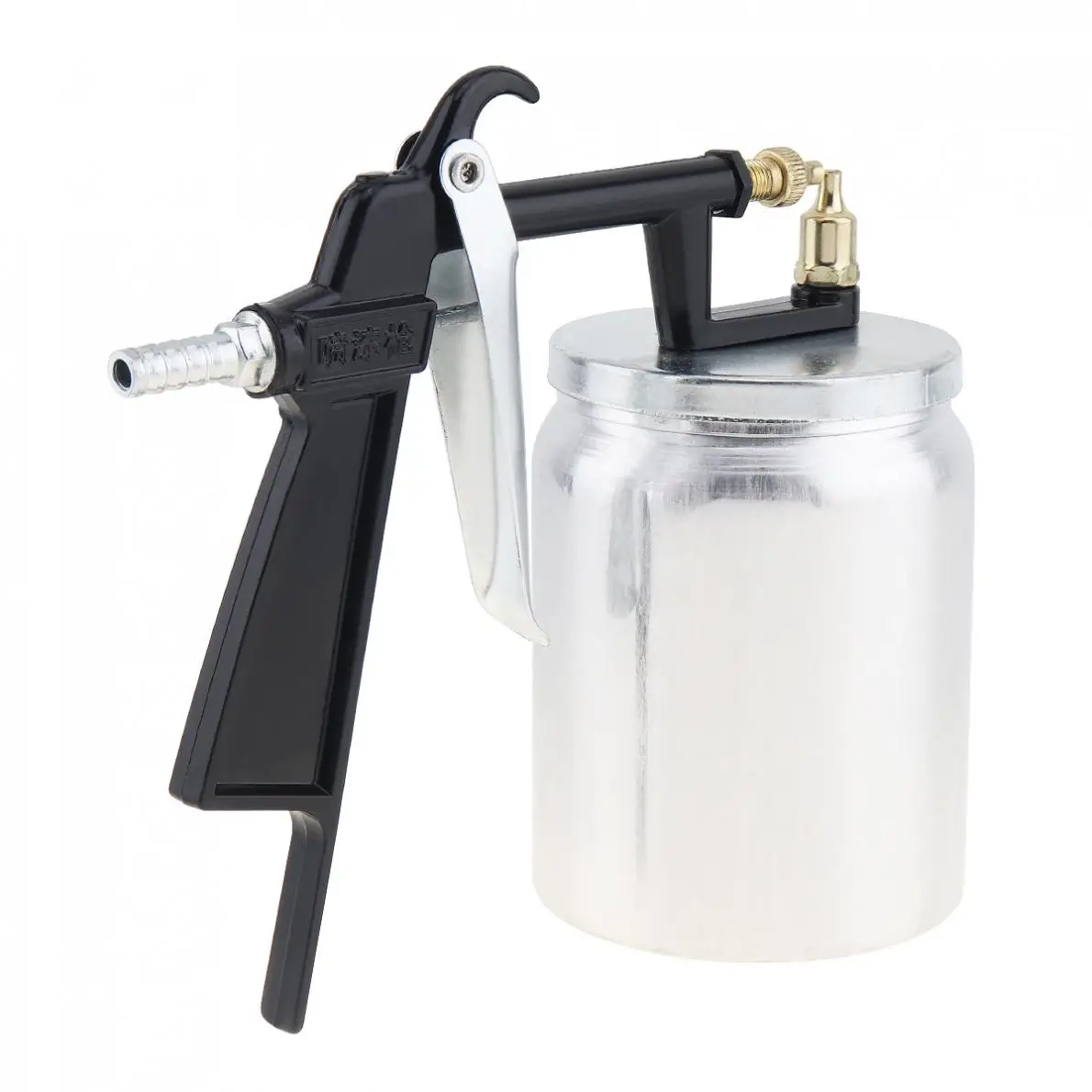 Pneumatic Spray Gun  with 2.5mm Nozzle Caliber and Aluminum Pot for Furniture / Leather Clothing Spray