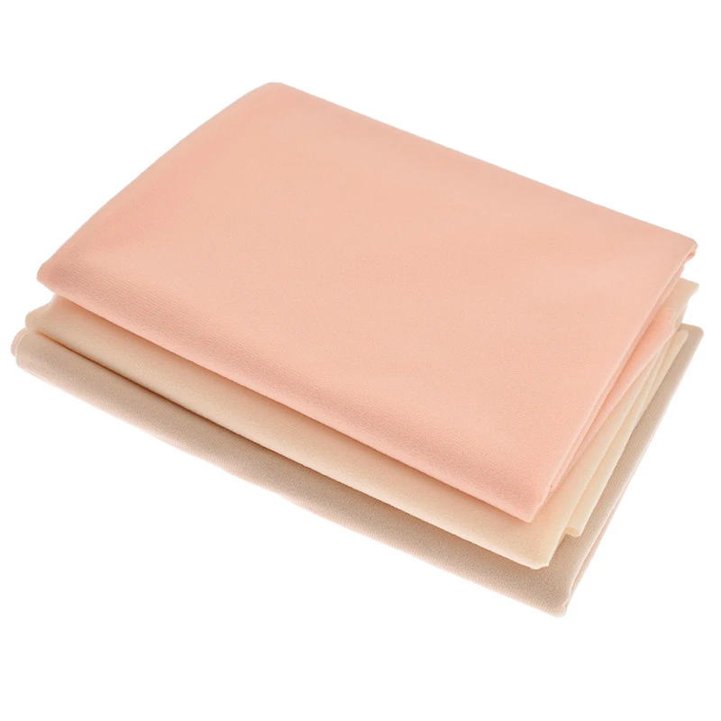 50cmx150cm Doll Skin Fabric Solid Color Plush Cloth Fabric for DIY Patchwork Sewing Supplies Accessories